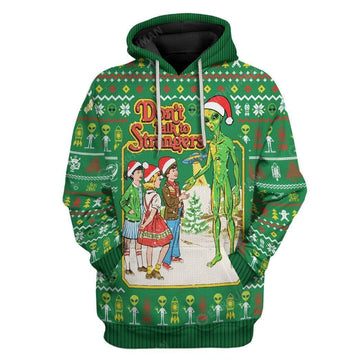 Ugly Christmas Don't Talk Custom T-Shirts Hoodies Apparel HD-AT2811198 3D Custom Fleece Hoodies Hoodie S 