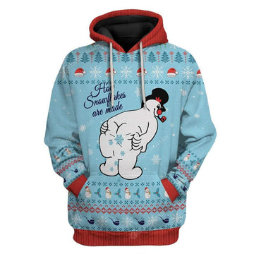 Ugly Christmas How Snowflakes Are Made Custom T-Shirts Hoodies Apparel HD-AT0312195 3D Custom Fleece Hoodies Hoodie S 