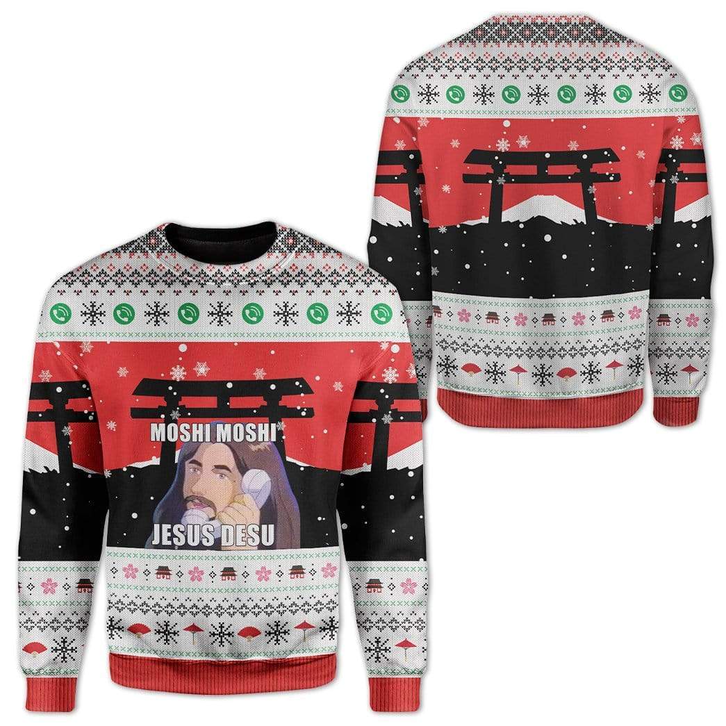 Ugly Christmas Jesus Custom Sweater Apparel HD-TA20111904 Ugly Christmas Sweater 