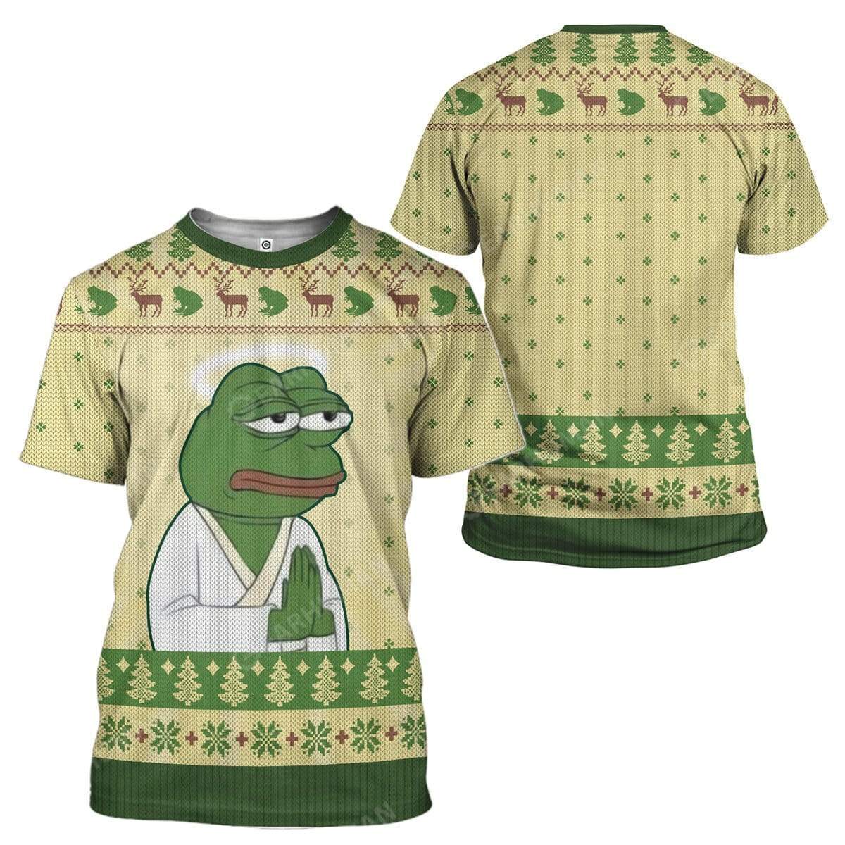 Ugly Christmas Pepe The Frog Hoodie T-Shirts Apparel HD-AT2911194 3D Custom Fleece Hoodies 