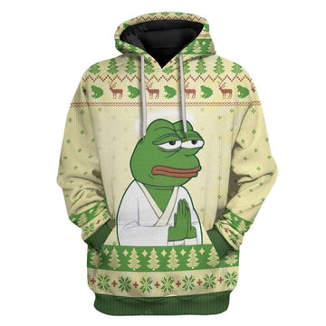 Gearhumans Ugly Christmas Pepe The Frog Hoodie T-Shirts Apparel