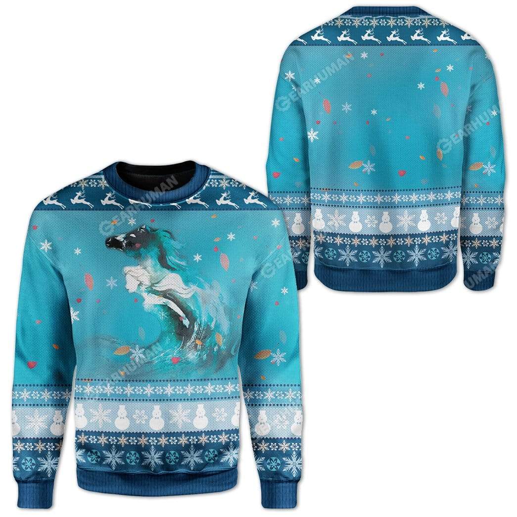 Ugly Christmas Princess Custom Sweater Apparel HD-TA25111913 Ugly Christmas Sweater 