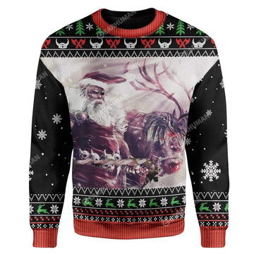 Gearhumans Ugly Christmas Sandin Hoodie T-Shirts Apparel