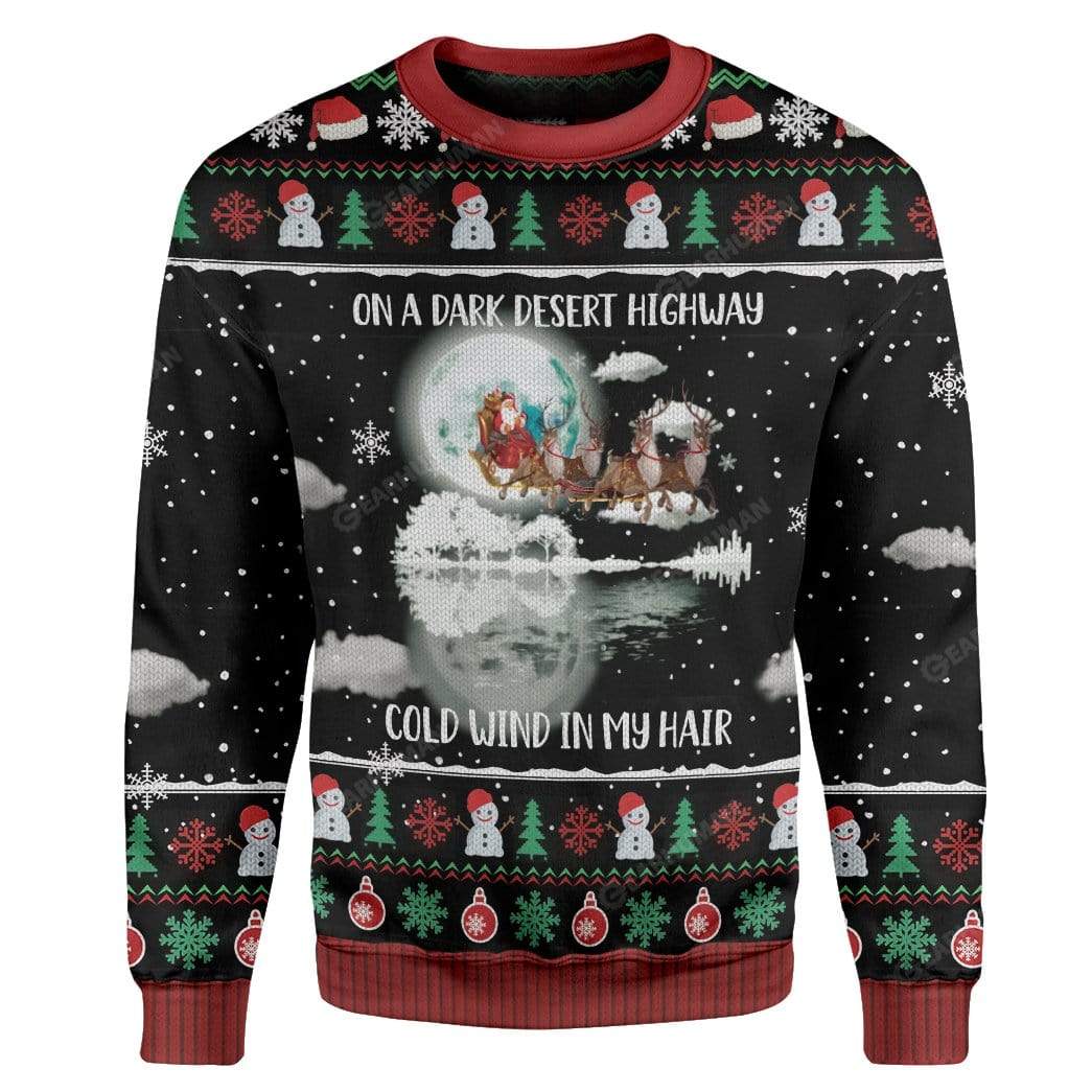 Ugly Christmas Santa Custom Sweater Apparel HD-DT18111917 Ugly Christmas Sweater Long Sleeve S 