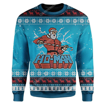 Gearhumans Ugly Christmas Santa Custom Sweater Apparel