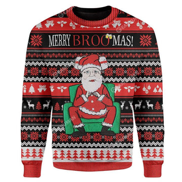 Ugly Christmas Santa Custom T-shirt - Hoodies Apparel HD-AT06111915 Ugly Christmas Sweater Long Sleeve S 