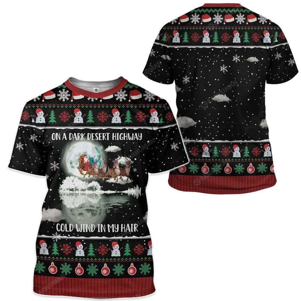 Ugly Christmas Santa Custom T-shirt - Hoodies Apparel HD-DT18111917 3D Custom Fleece Hoodies 