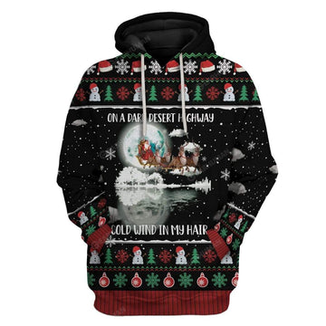 Gearhumans Ugly Christmas Santa Custom T-shirt - Hoodies Apparel