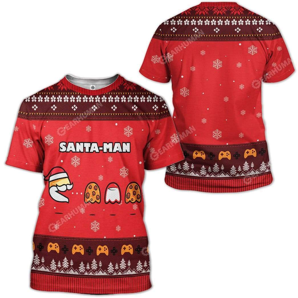 Ugly Christmas Santa Man Hoodie T-Shirts Apparel HD-TA2811192 3D Custom Fleece Hoodies 