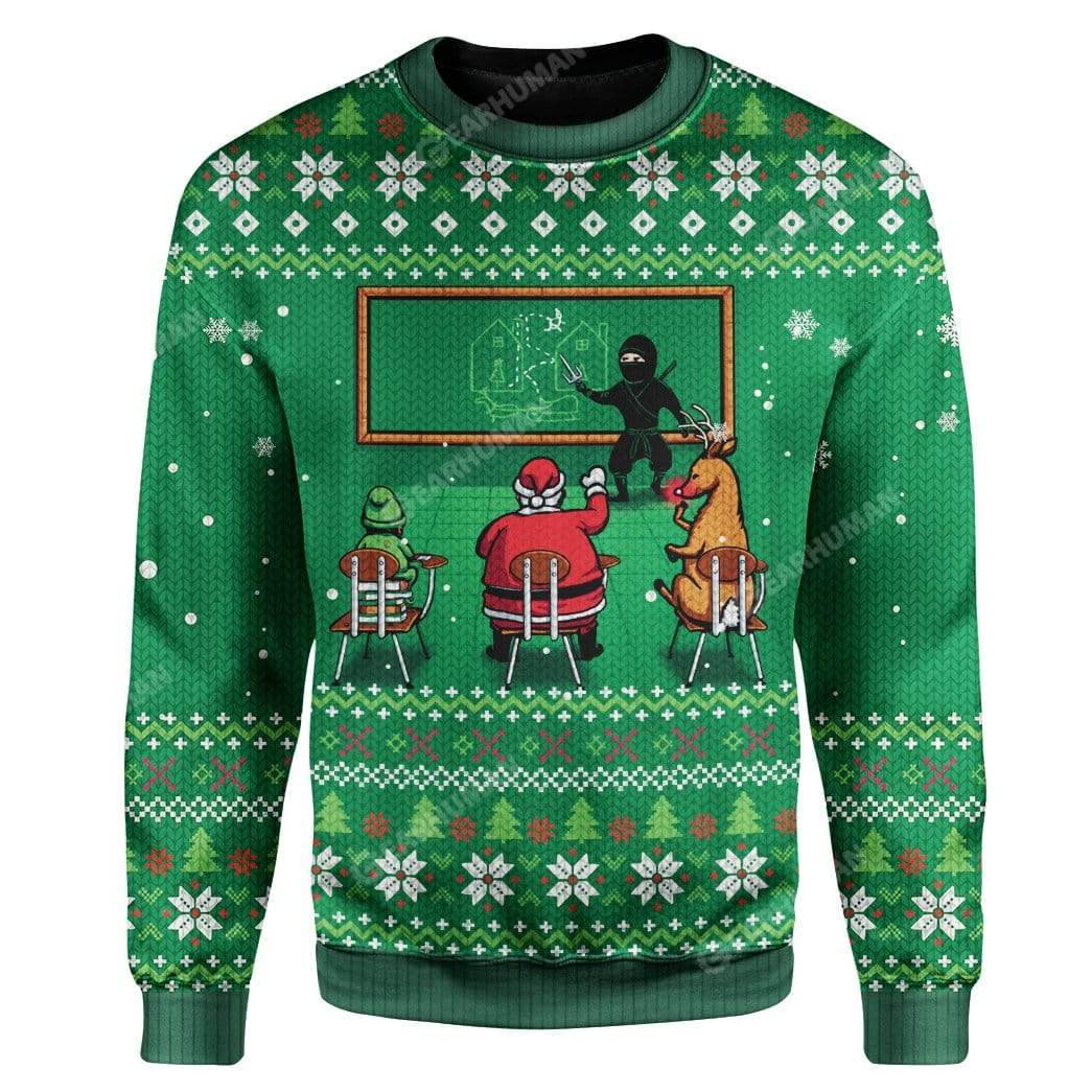 Ugly Christmas School Custom Sweater Apparel HD-AT21111919 Ugly Christmas Sweater Long Sleeve S 