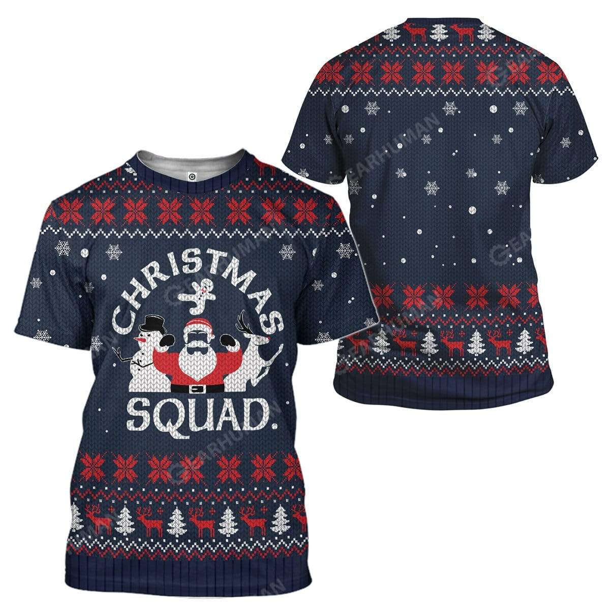 Ugly Christmas Squad Hoodie T-Shirts Apparel HD-AT3011192 3D Custom Fleece Hoodies 