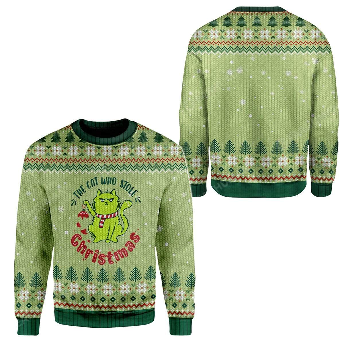 Ugly Christmas The Cat Who Stole Christmas Custom Sweater Apparel CT-AT2611198 3D Custom Fleece Hoodies 