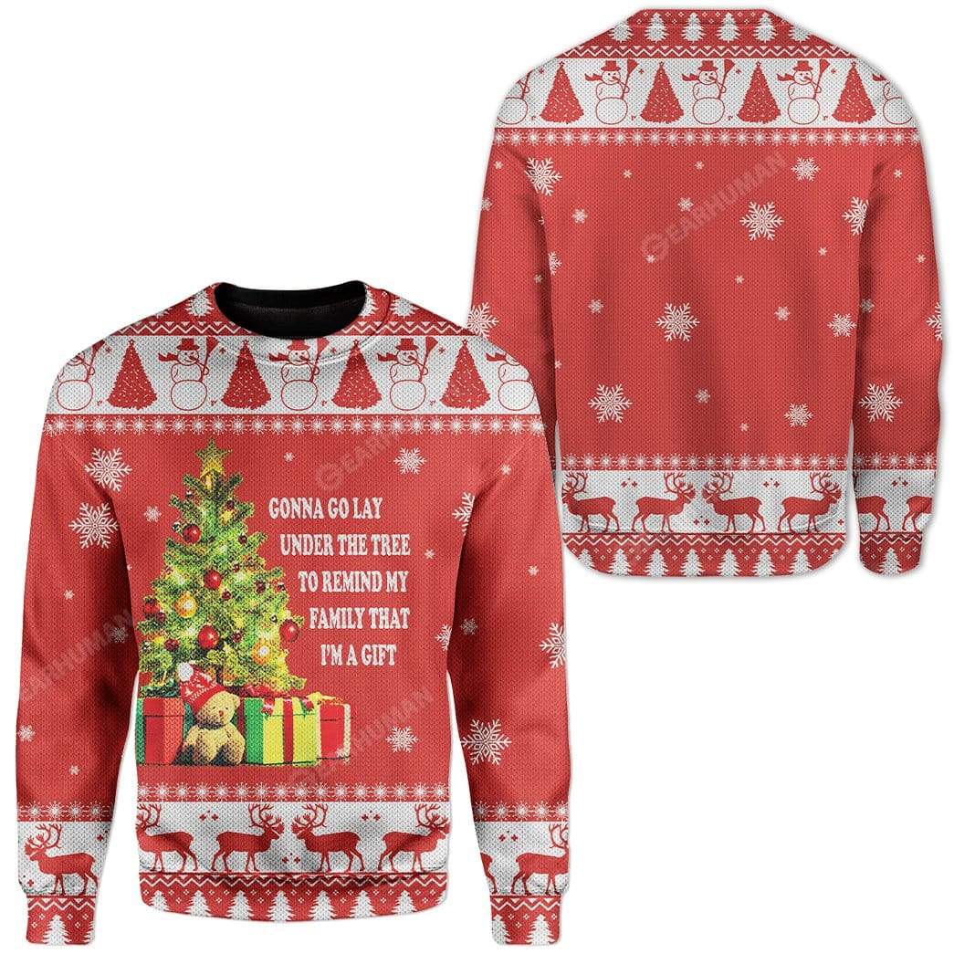 Ugly Christmas Tree Custom Sweater Apparel HD-AT12111908 Ugly Christmas Sweater 