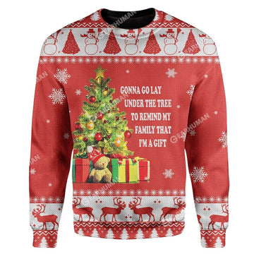 Ugly Christmas Tree Custom Sweater Apparel HD-AT12111908 Ugly Christmas Sweater Long Sleeve S 