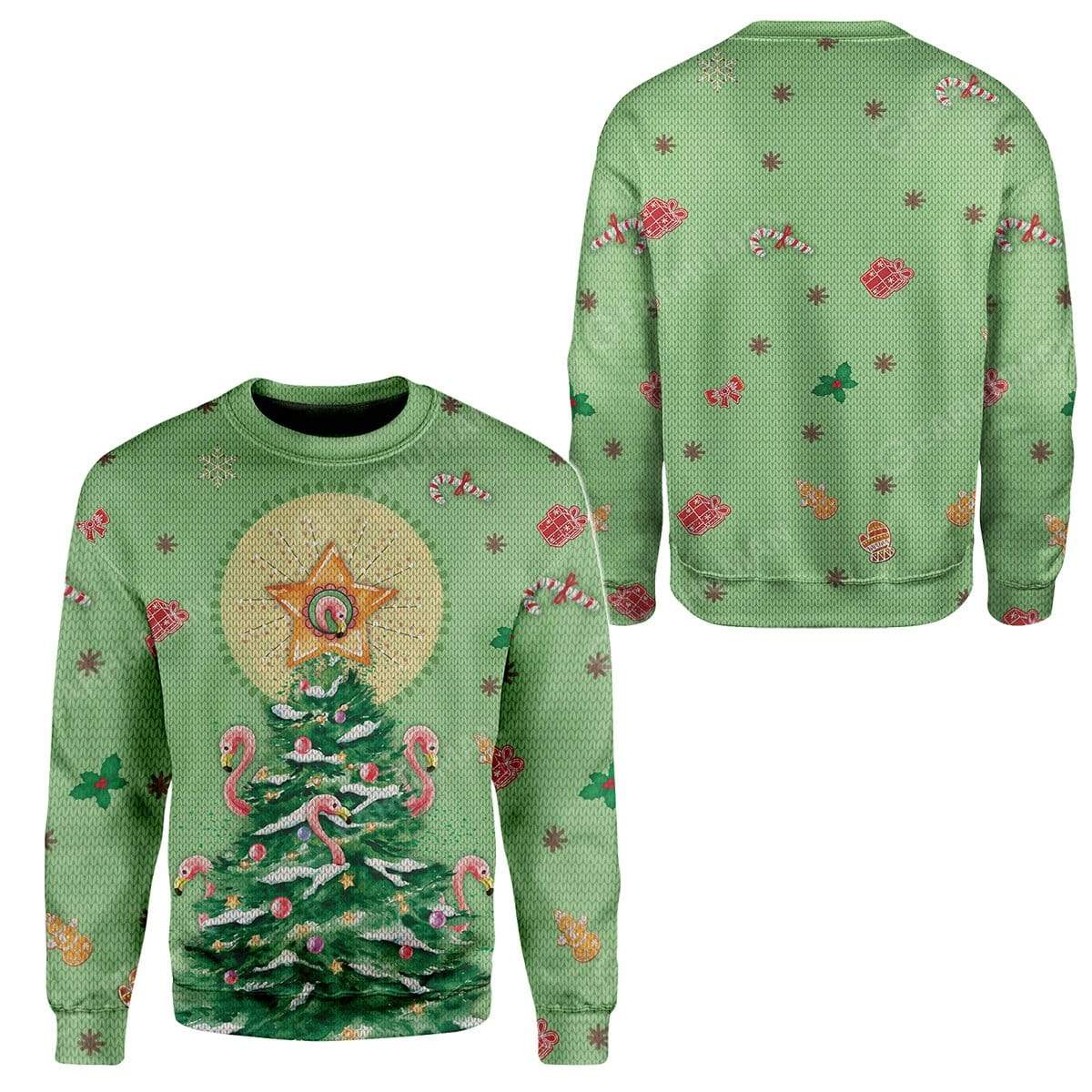 Ugly Christmas Tree Custom Sweater Apparel HD-TT07111915 Ugly Christmas Sweater 