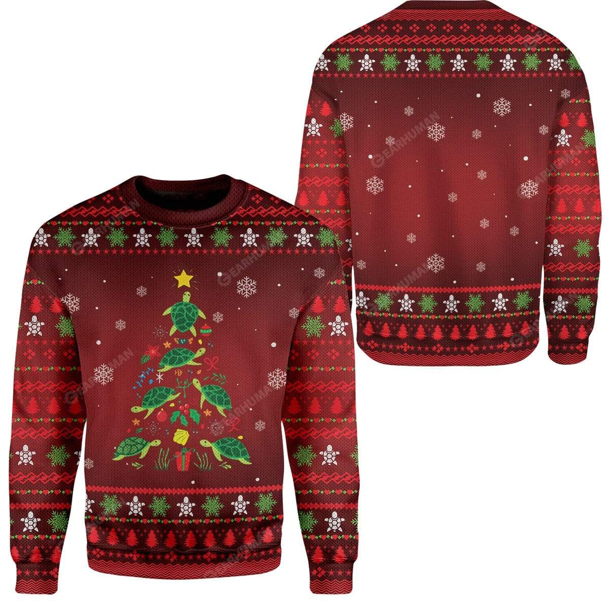Ugly Christmas Tree Custom Sweater Apparel HD-TT25111903 Ugly Christmas Sweater 