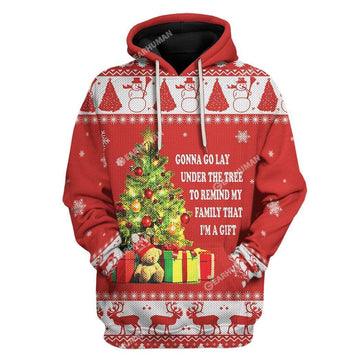 Ugly Christmas Tree Custom T-shirt - Hoodies Apparel HD-AT12111908 3D Custom Fleece Hoodies Hoodie S 