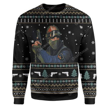 Gearhumans Ugly Counter Strike Custom Sweater Apparel