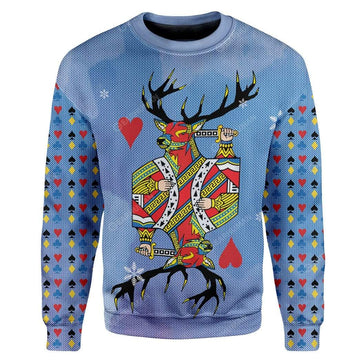 Gearhumans Ugly Deer Custom Sweater Apparel