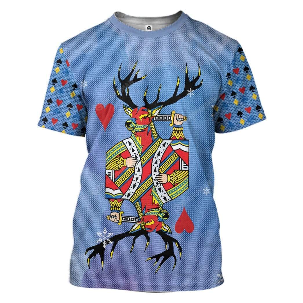 Ugly Deer Custom T-shirt - Hoodies Apparel HD-TA22111908 3D Custom Fleece Hoodies T-Shirt S 