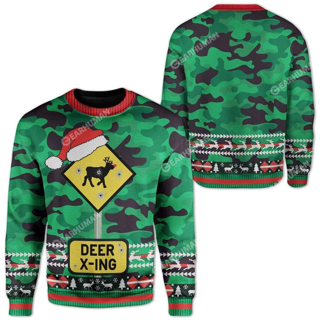 Ugly Deer Xing Christmas Hoodie T-Shirts Apparel AN-TA2911192 3D Custom Fleece Hoodies 