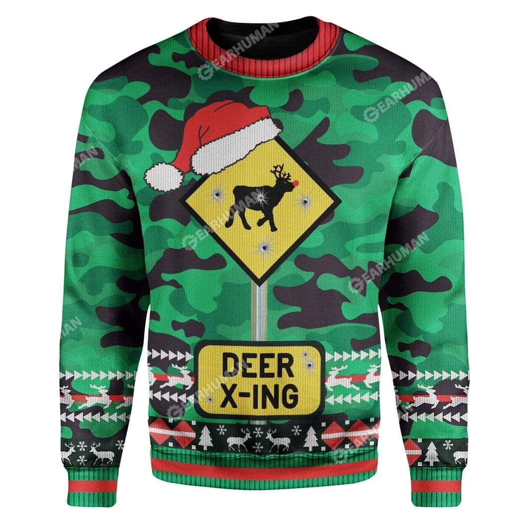 Ugly Deer Xing Christmas Hoodie T-Shirts Apparel AN-TA2911192 3D Custom Fleece Hoodies Long Sleeve S 