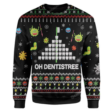 Gearhumans Ugly Dentistree Custom Sweater Apparel