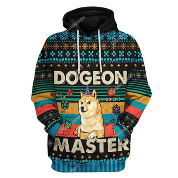 Ugly Dogeon Master Custom T-Shirts Hoodies Apparel DG-DT2711191 3D Custom Fleece Hoodies Hoodie S 