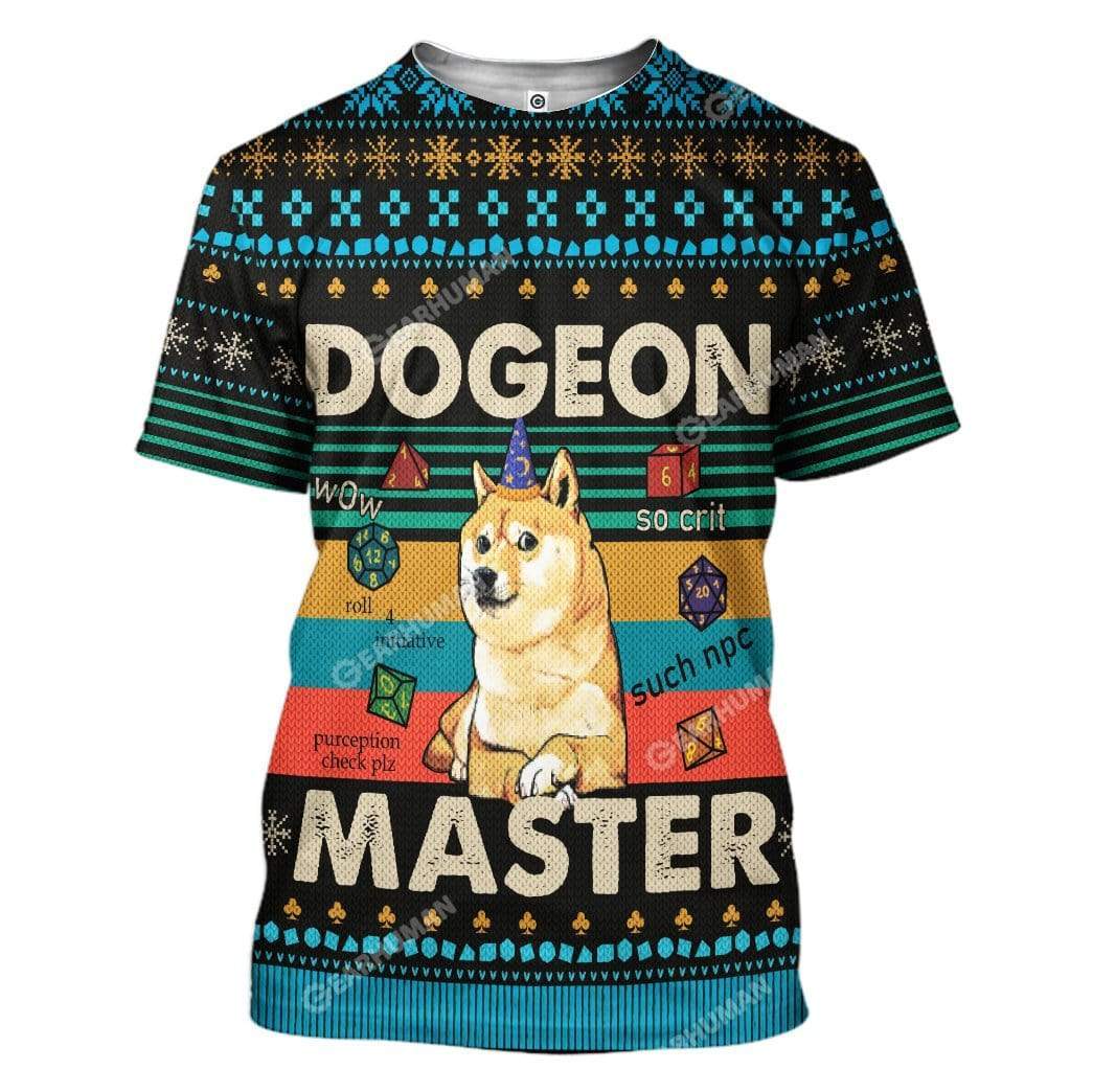 Ugly Dogeon Master Custom T-Shirts Hoodies Apparel DG-DT2711191 3D Custom Fleece Hoodies T-Shirt S 