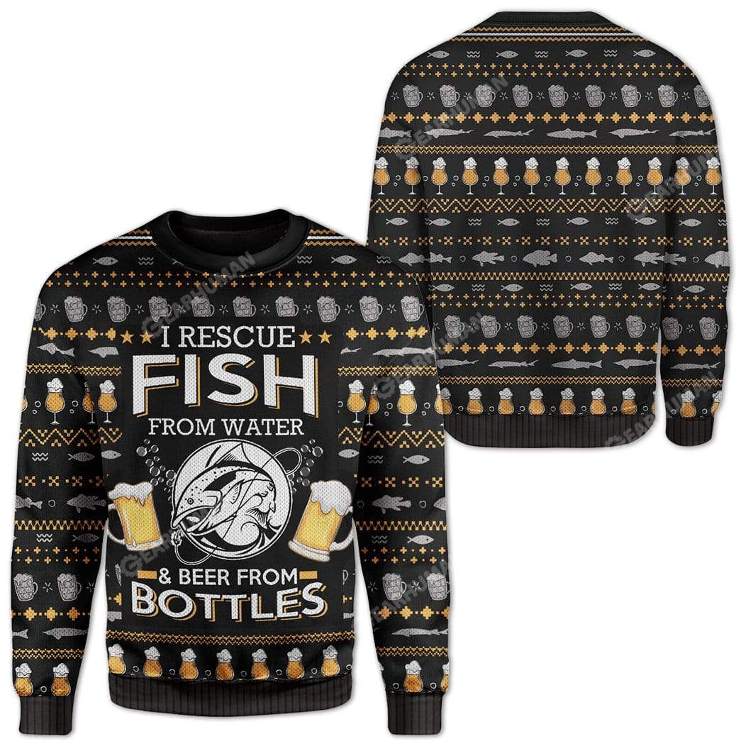Ugly fishing sweater sales