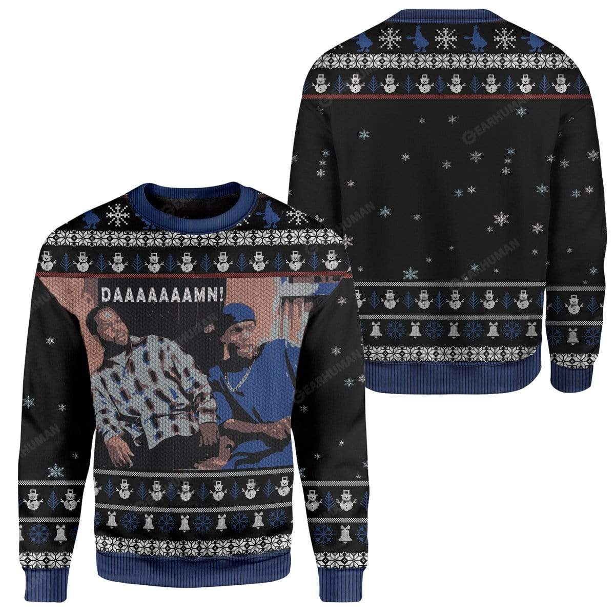 Ugly Friday Damn Custom Sweater Apparel MV-AT2811191 Ugly Christmas Sweater 