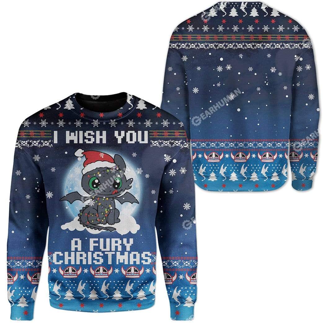 Ugly Fury Christmas Custom Sweater Apparel HD-DT12111902 Ugly Christmas Sweater 