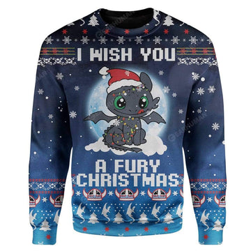 Gearhumans Ugly Fury Christmas Custom Sweater Apparel