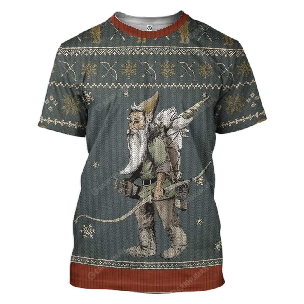 Ugly Gnome Packing Out a Unicorn Custom T-Shirts Hoodies Apparel HD-AT25111901 3D Custom Fleece Hoodies T-Shirt S 