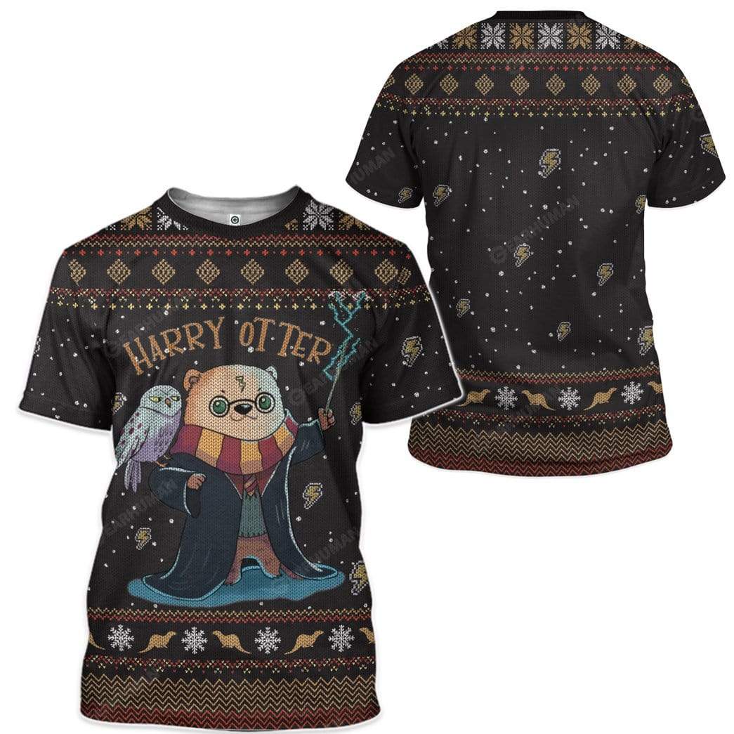 Ugly Harry Otter Custom T-shirt - Hoodies Apparel HD-AT18111906 3D Custom Fleece Hoodies 