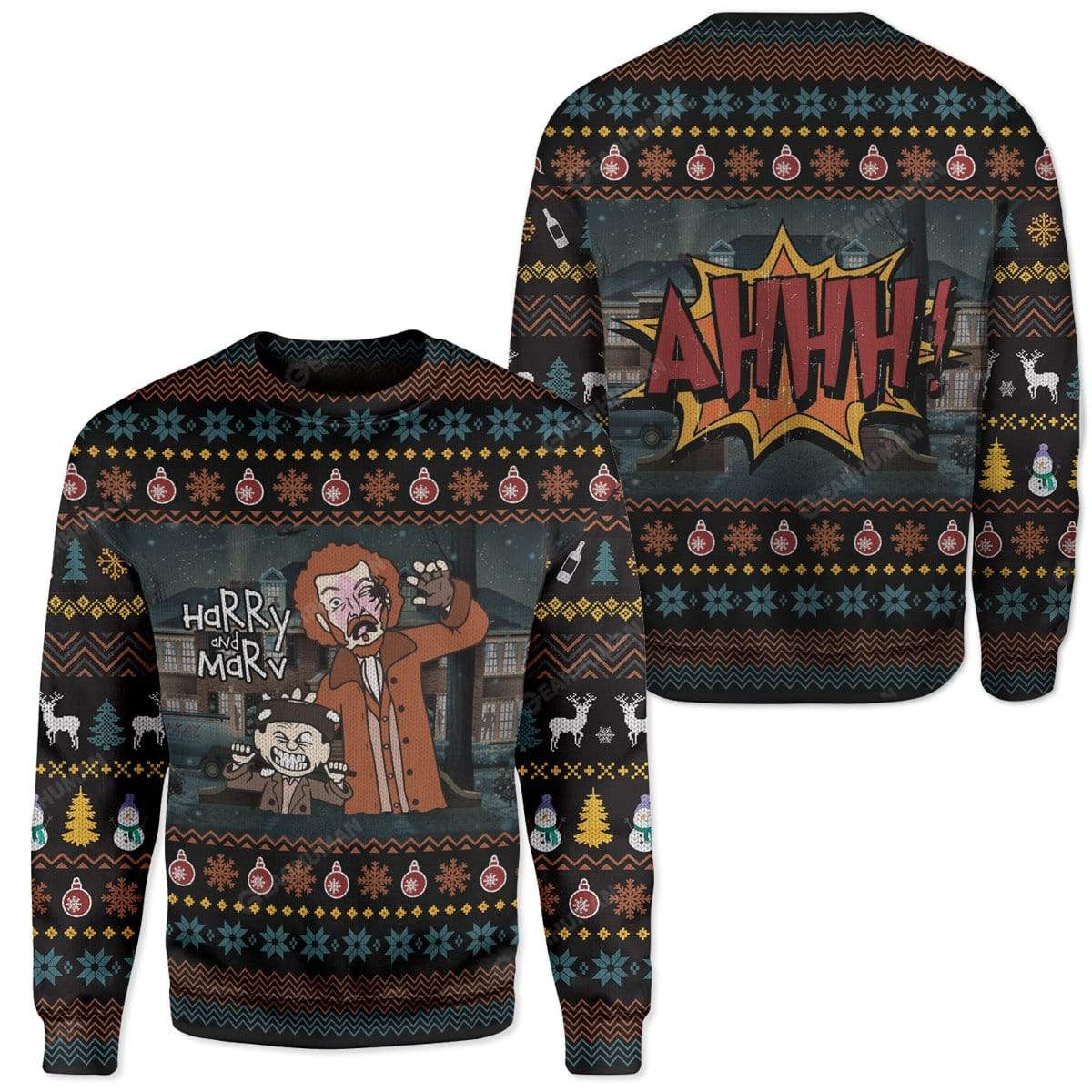 Ugly Home Alone Custom Sweater Apparel HD-TA1311903 Ugly Christmas Sweater 