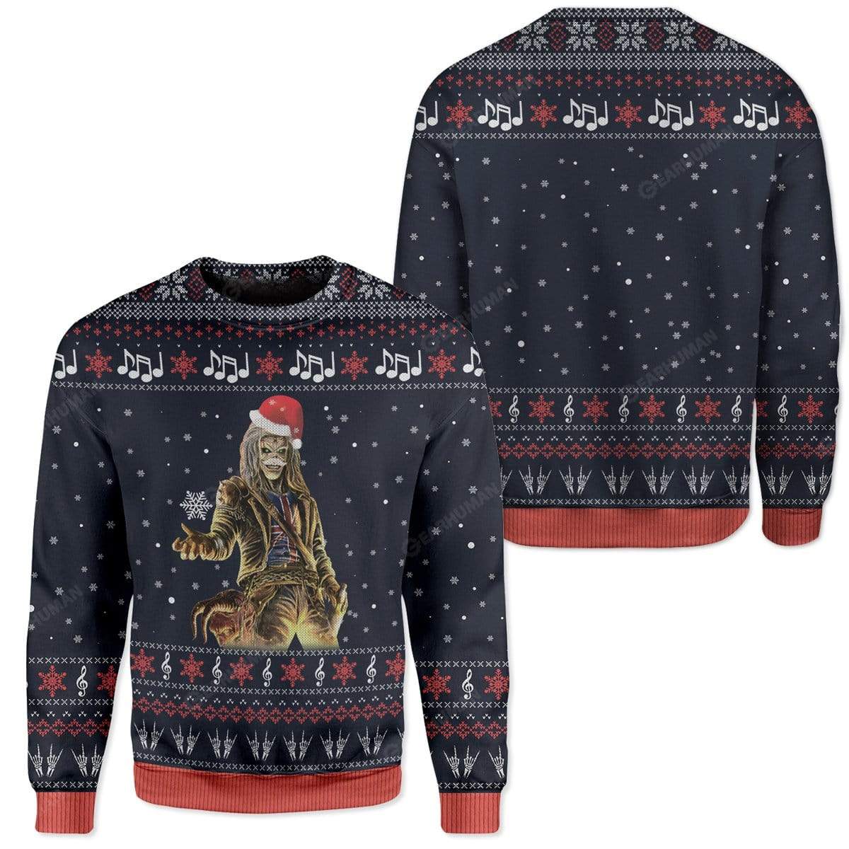 Ugly Iron Maiden Custom Sweater Apparel HD-TA14111902 Ugly Christmas Sweater 