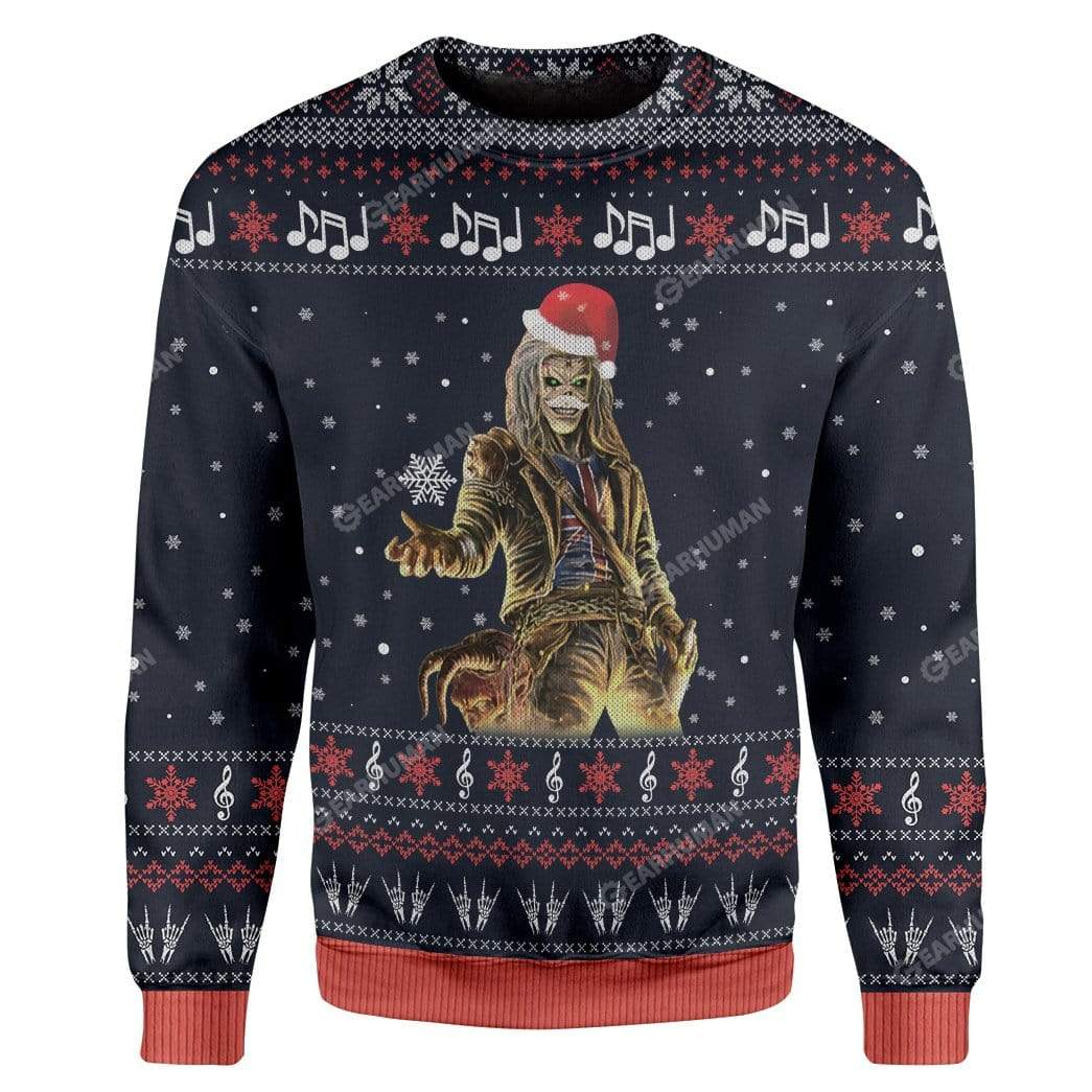 Ugly Iron Maiden Custom Sweater Apparel HD-TA14111902 Ugly Christmas Sweater Long Sleeve S 