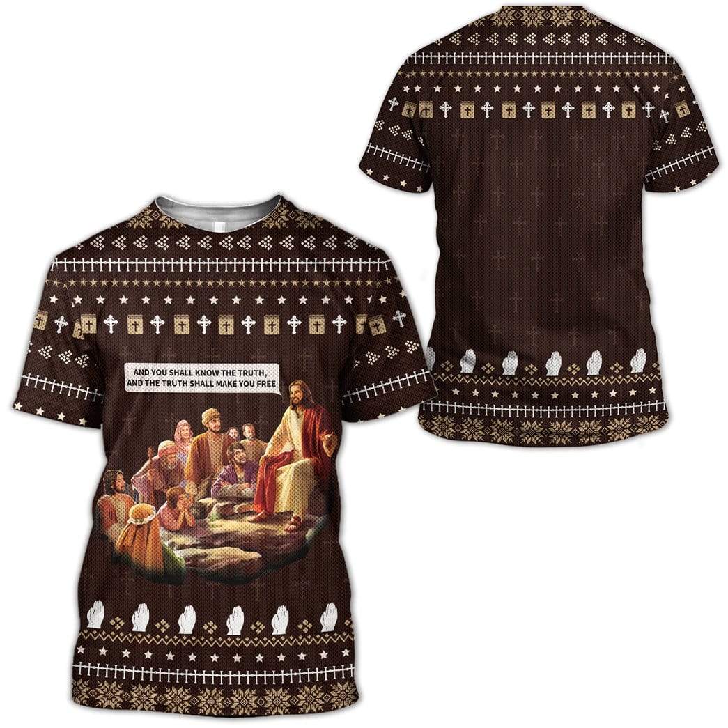 Ugly Jesus Custom T-shirt - Hoodies Apparel HD-AT16111907 3D Custom Fleece Hoodies 