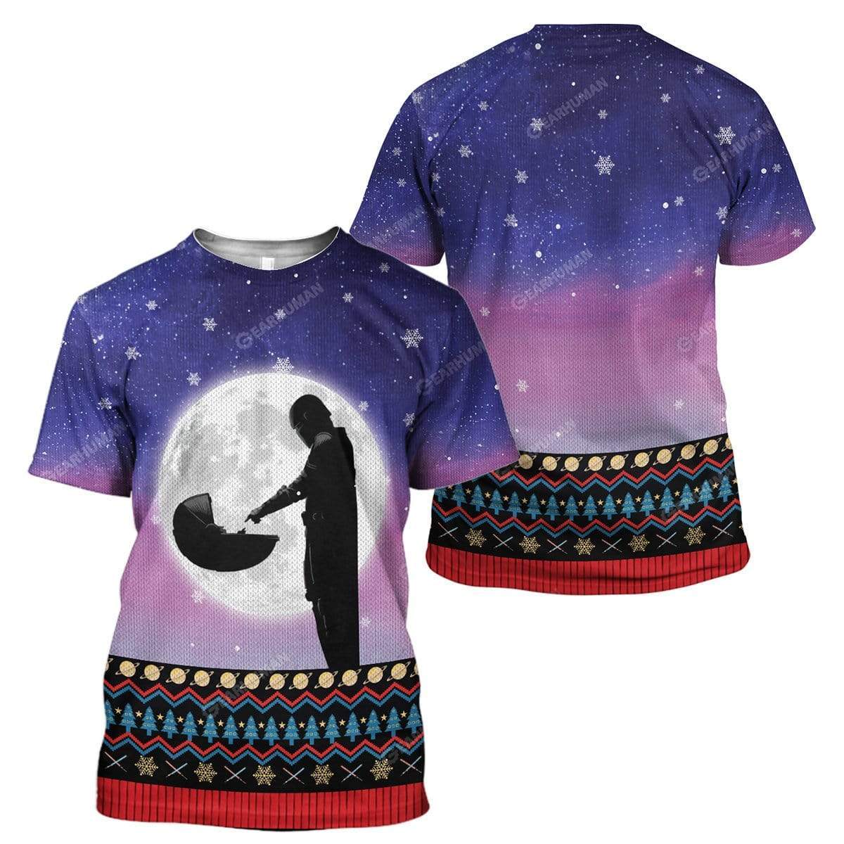 Ugly Mando And Baby Custom T-Shirts Hoodies Apparel MV-TA2611194 3D Custom Fleece Hoodies 