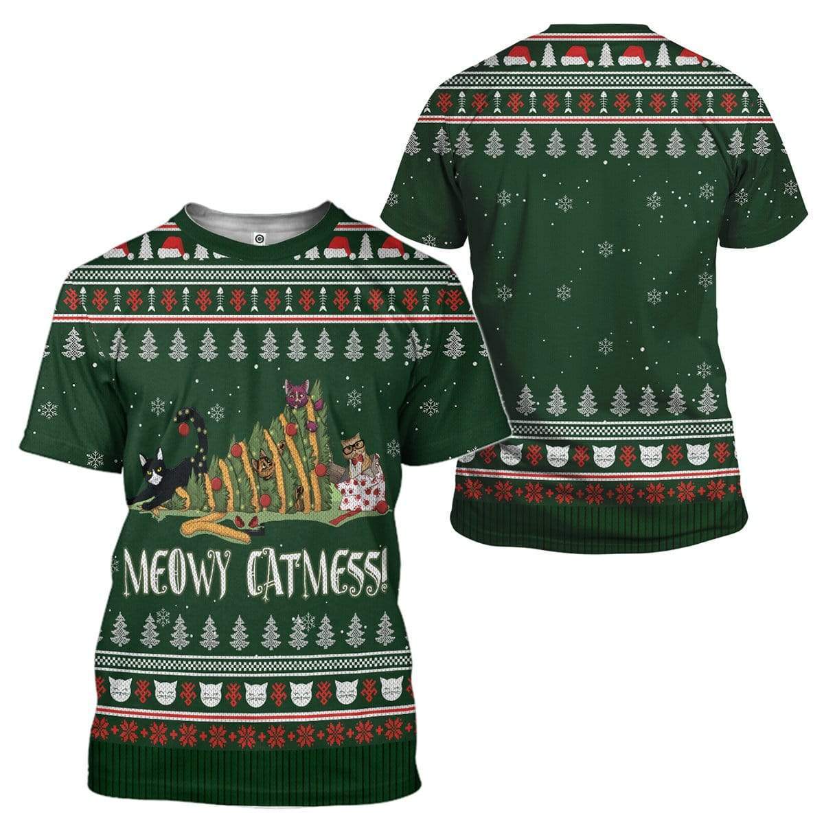 Ugly Meowy Catmess Custom T-Shirts Hoodies Apparel CT-AT0912192 3D Custom Fleece Hoodies 