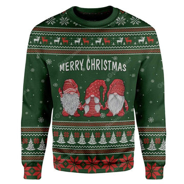 Gearhumans Ugly Merry Christmas Custom Sweater Apparel