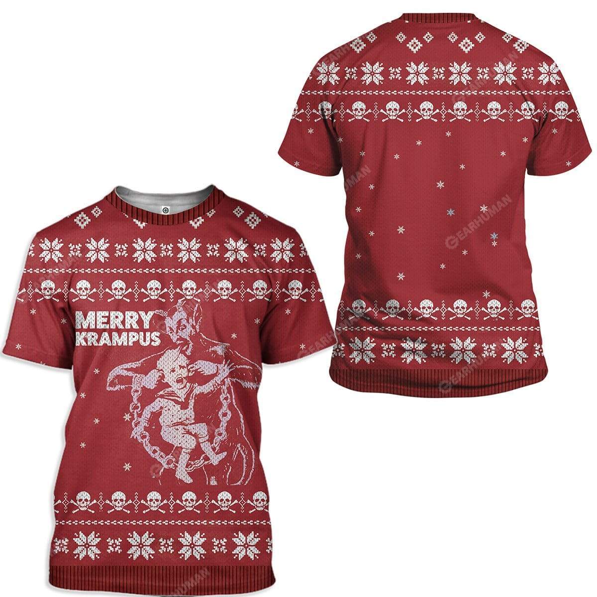Ugly Merry Krampus Hoodie T-Shirts Apparel HD-QM30111921 3D Custom Fleece Hoodies 