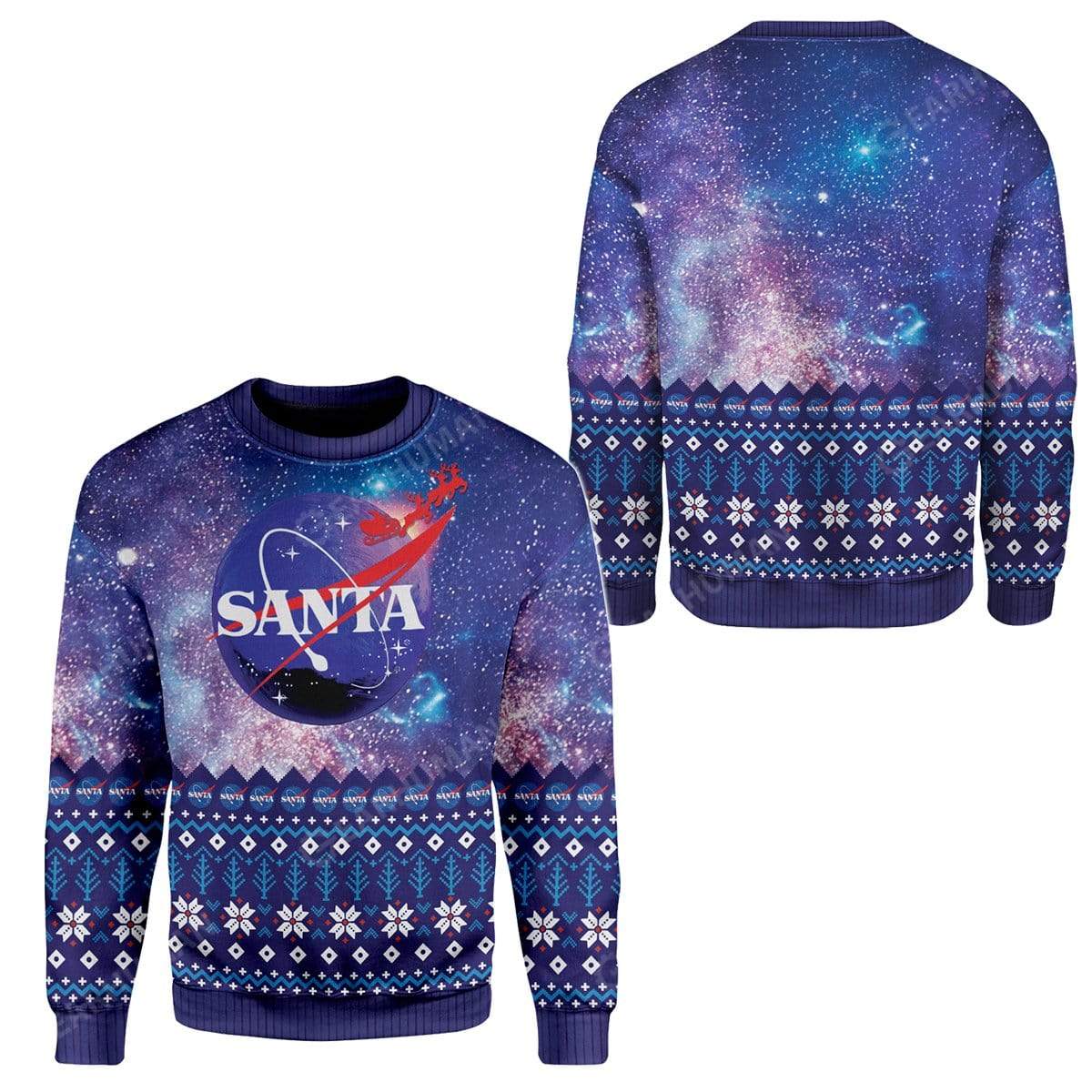 Ugly Nasa Custom Sweater Apparel HD-TA20111918 Ugly Christmas Sweater 