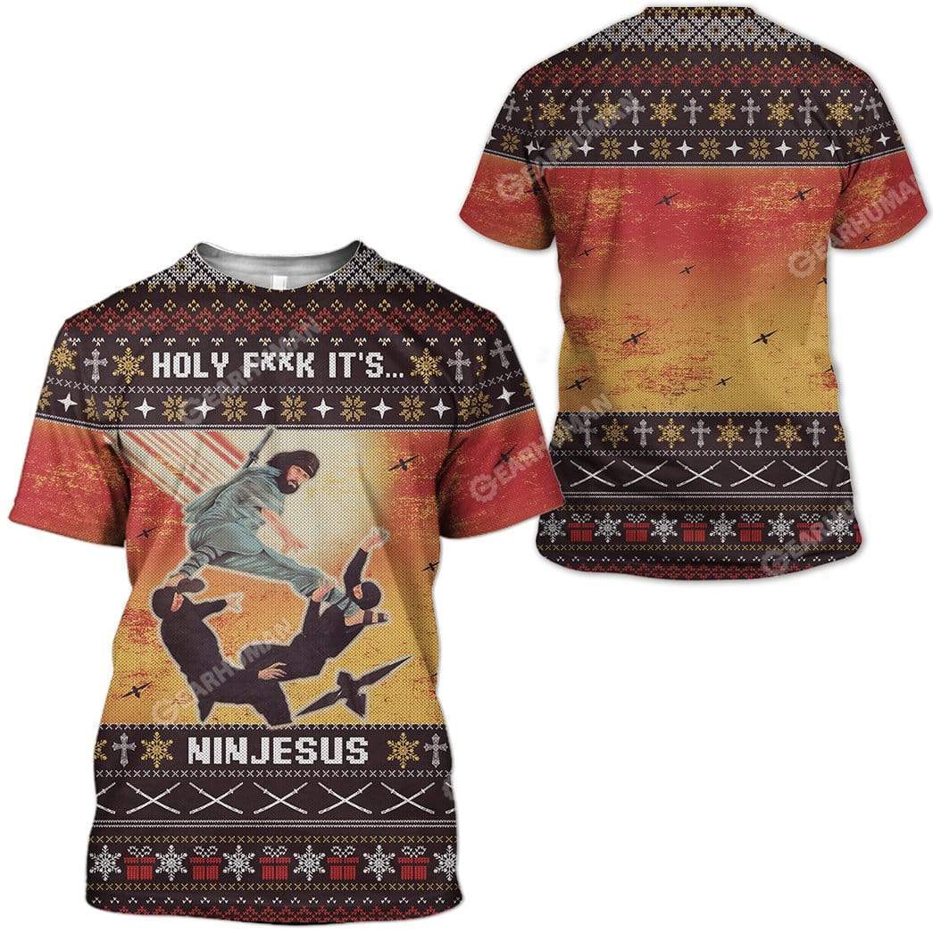 Ugly Ninjesus Custom T-shirt - Hoodies Apparel HD-TA16111915 3D Custom Fleece Hoodies 