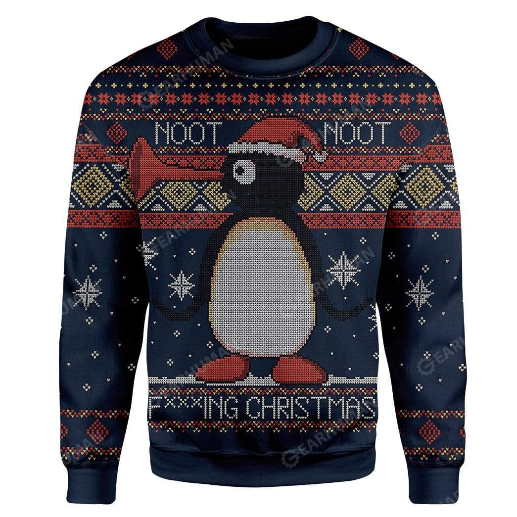 Ugly Penguin Custom Sweater Apparel HD-TT13111915 Ugly Christmas Sweater Long Sleeve S 