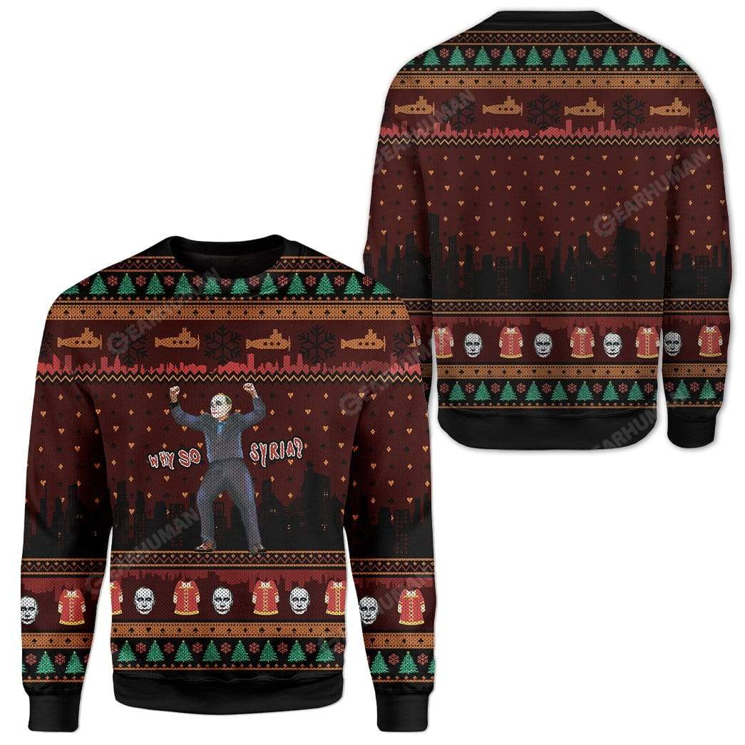 Ugly Putin Joker Custom T-shirt - Hoodies Apparel HD-AT07111919 Ugly Christmas Sweater 