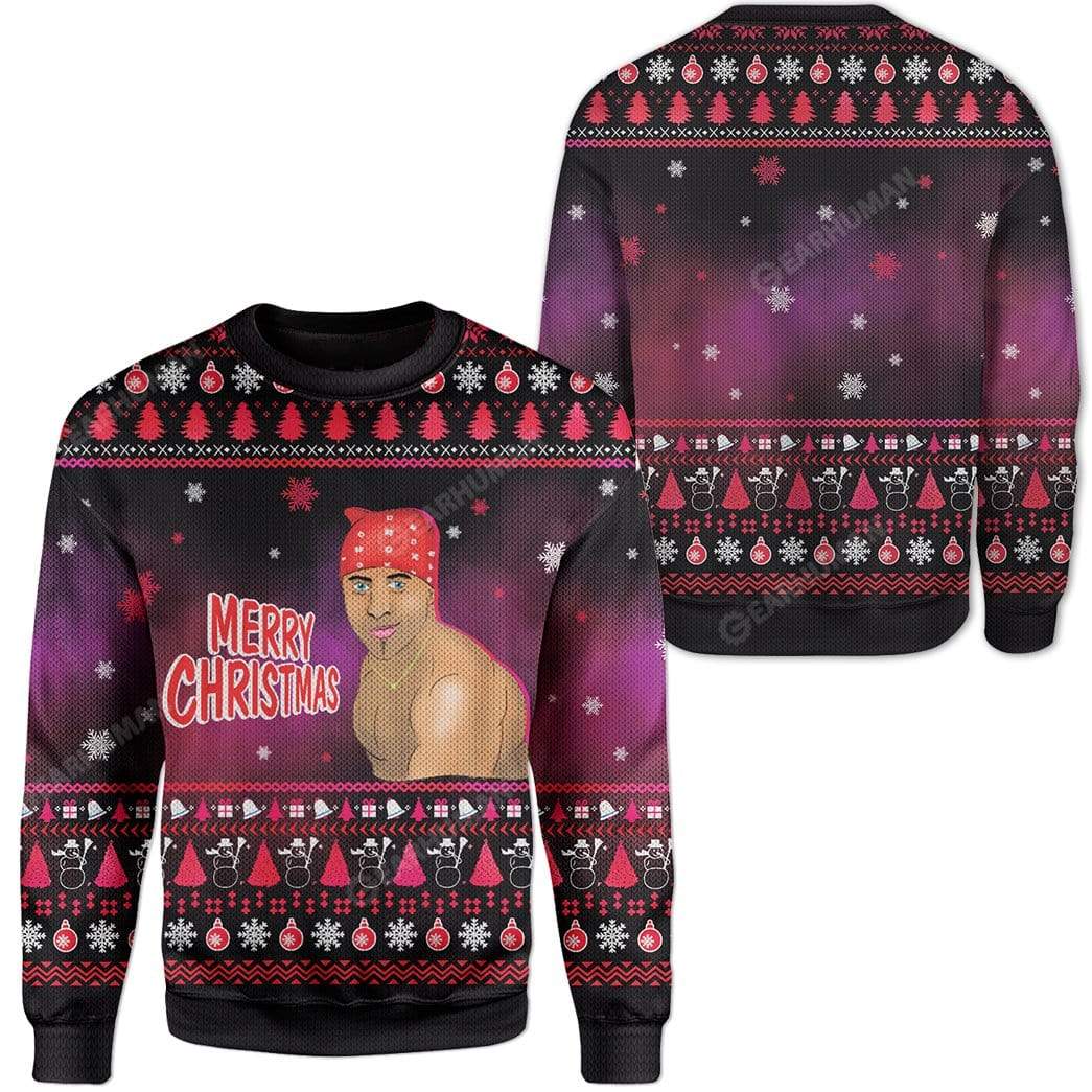 Ugly Ricardo Milos Custom Sweater Apparel HD-AT11111906 Ugly Christmas Sweater 