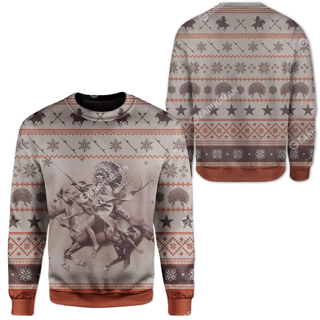 Ugly Shadows of the Warriors Custom Sweater Apparel HD-TT13111907 Ugly Christmas Sweater 