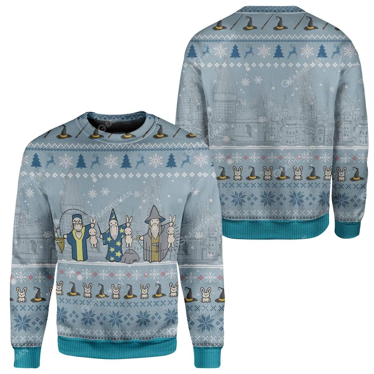 Ugly Wizards Custom Sweater Apparel HD-TA21111904 Ugly Christmas Sweater 